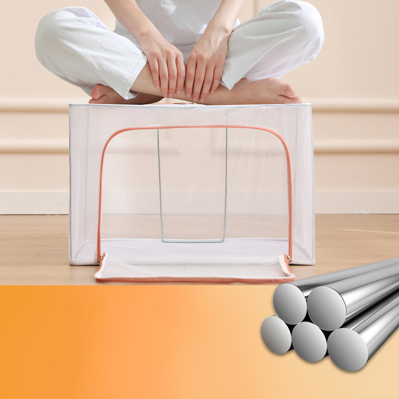 大容量可折叠透明 PVC 储物盒