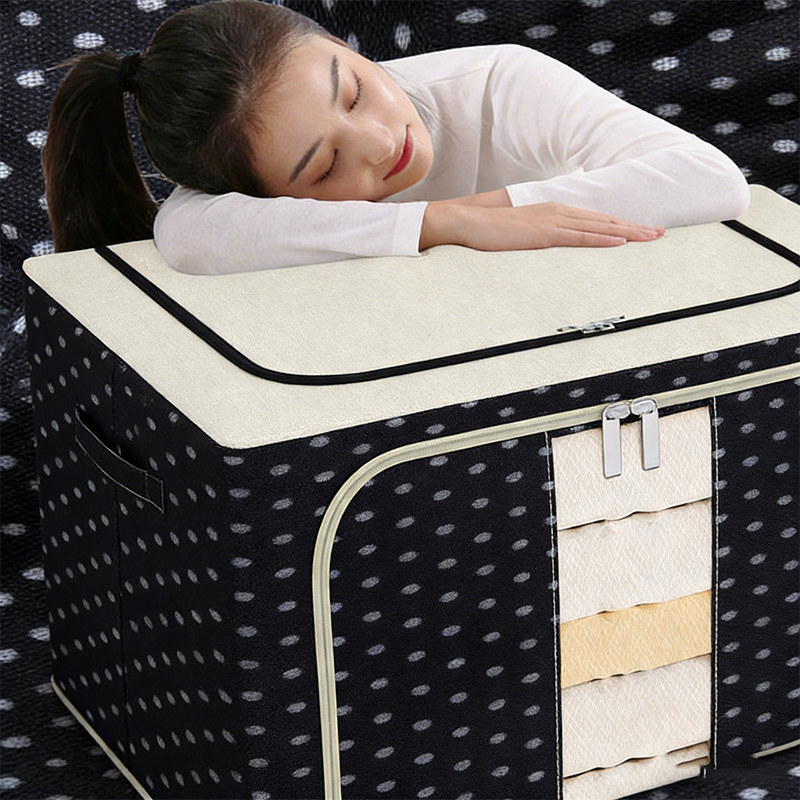 首页 波点牛津布服装收纳盒